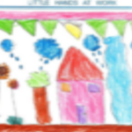 The masterpiece I drew at 4 years old; the good old days. A little reminder of  where it all began.